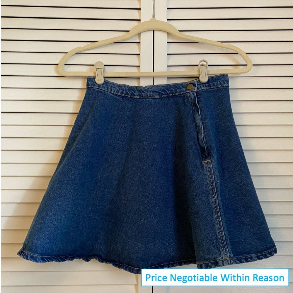 👗HP👗 American Apparel Denim Circle Mini Skirt